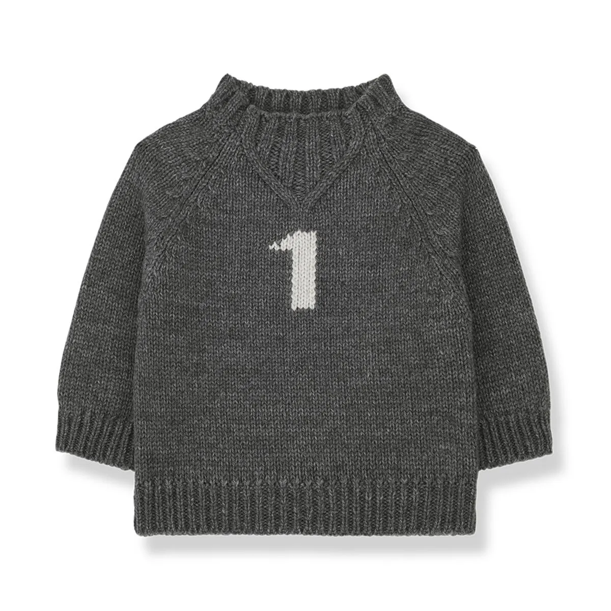 1  In The Family Leo Grey Number One Sweater