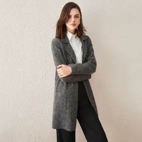 100% Cashmere Cardigan versatile and stylish Coat