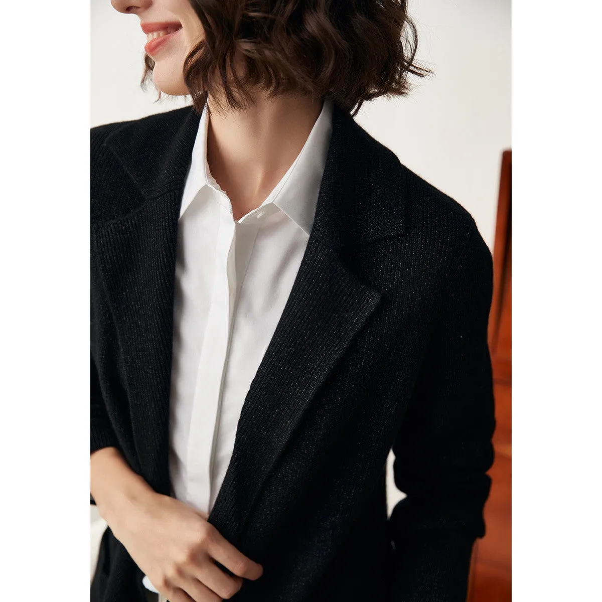 100% Cashmere Cardigan versatile and stylish Coat