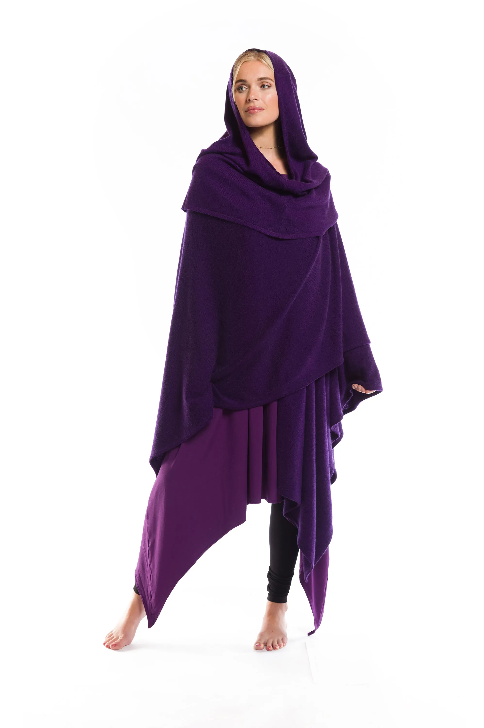 2 PLY AVALON CASHMERE CAPE PURPLE