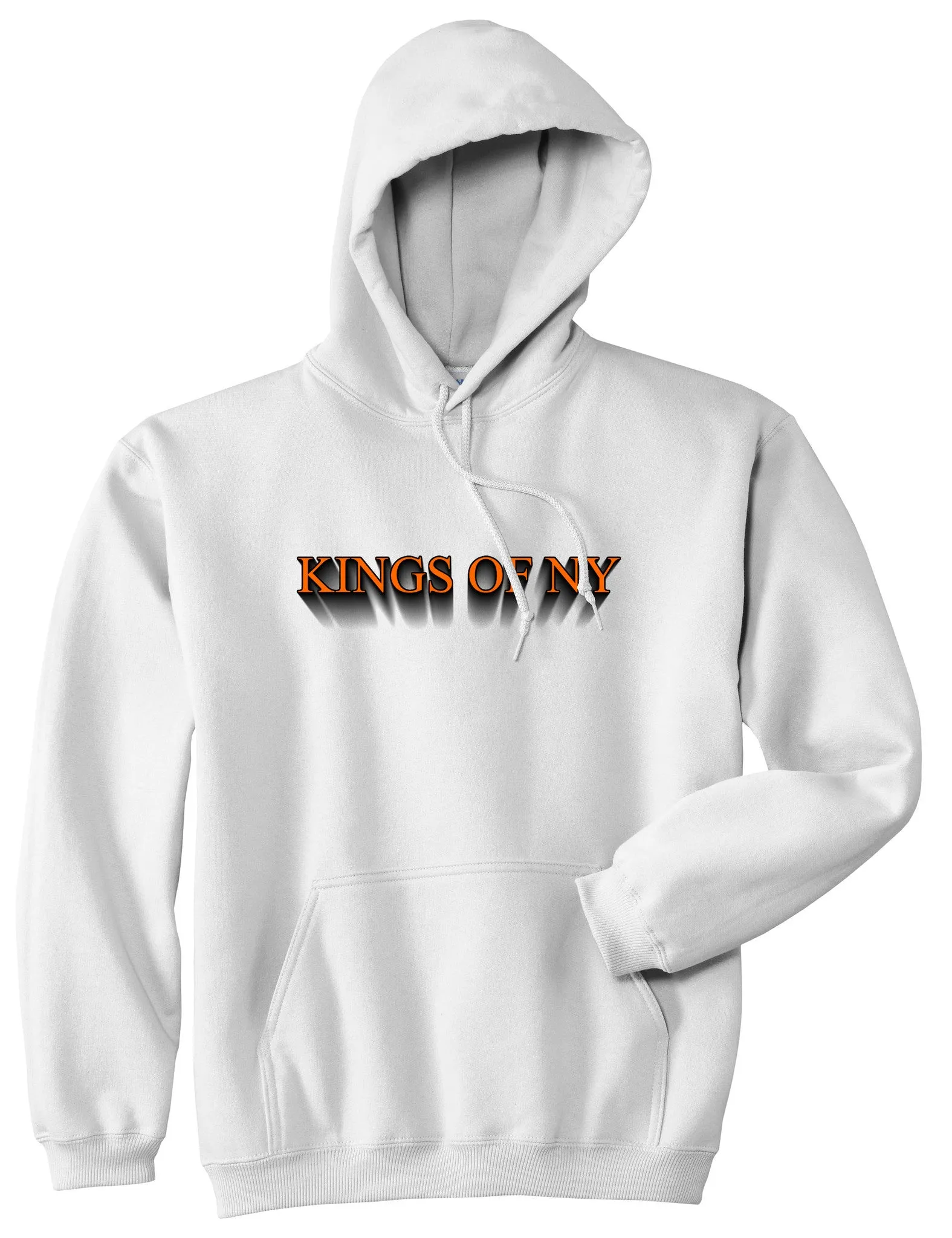 3D Text Pullover Hoodie