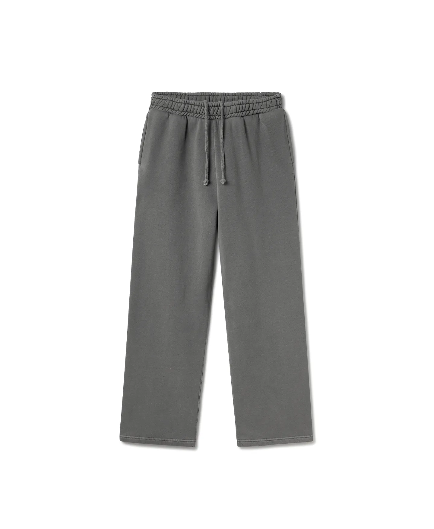 450 GSM 'Mud Gray' Straight-leg Pants