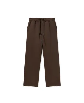 600 GSM 'Dark Chocolate' Straight-leg Pants