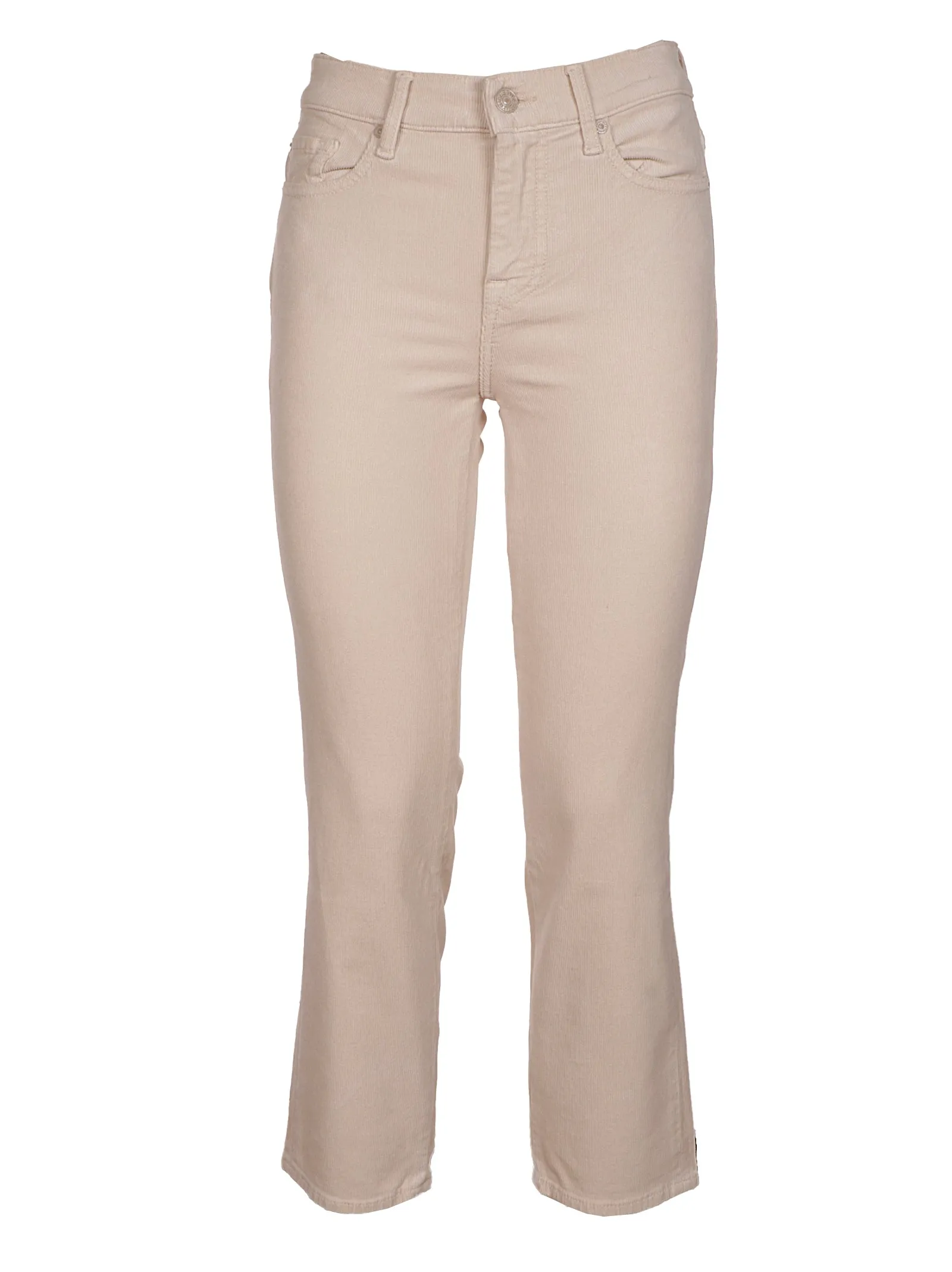 7 For All Mankind Corduroy Straight-Leg Pants