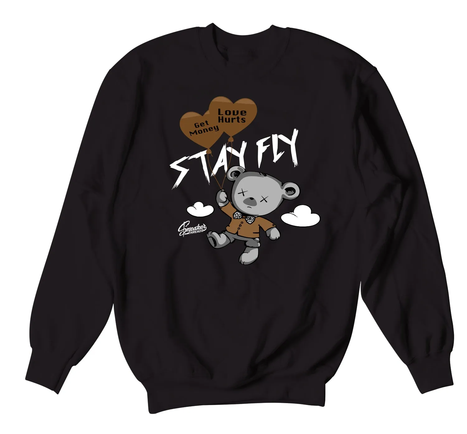 700 Clay Brown Sweater - Money Over Love - Black