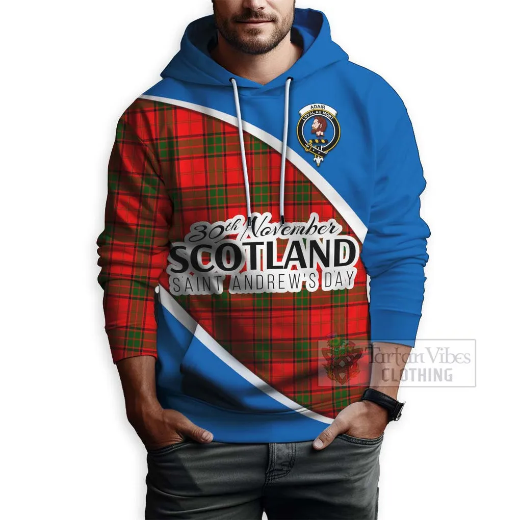 Adair Family Crest Tartan Hoodie Celebrate Saint Andrew's Day in Style