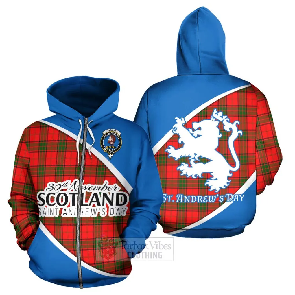 Adair Family Crest Tartan Hoodie Celebrate Saint Andrew's Day in Style