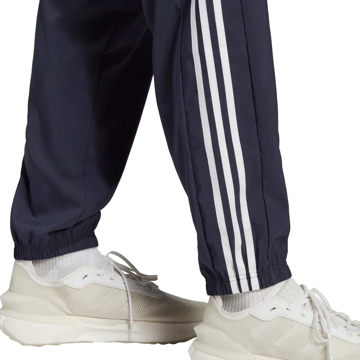 adidas Men's Aeroready Essentials Elasticated Cuff Woven 3-Stripes Pants