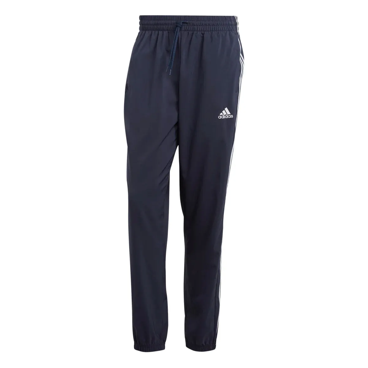 adidas Men's Aeroready Essentials Elasticated Cuff Woven 3-Stripes Pants