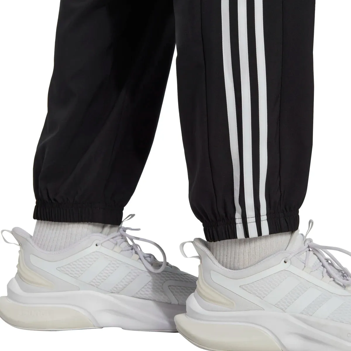 adidas Men's Aeroready Essentials Elasticated Cuff Woven 3-Stripes Pants