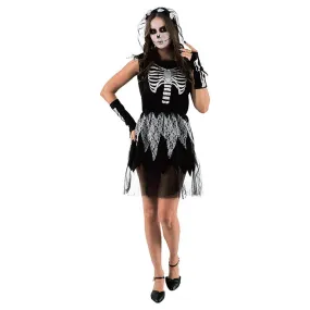 Adult Skeleton Bride Costume