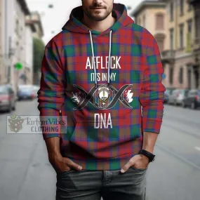 Affleck Tartan Hoodie with Family Crest DNA In Me Style