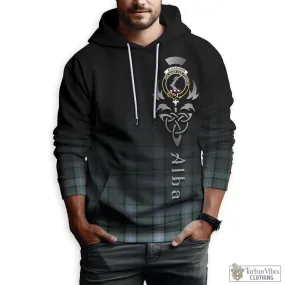 Alexander of Menstry Hunting Tartan Hoodie Featuring Alba Gu Brath Family Crest Celtic Inspired