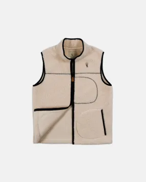 Alfré Cream Fleece Gilet