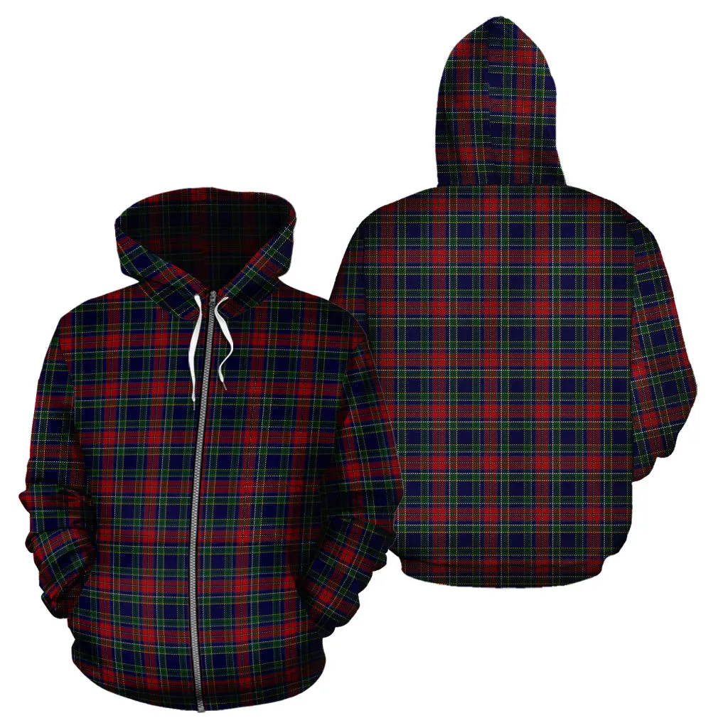 Allison Red Tartan Hoodie