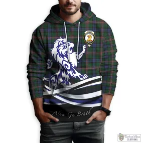 Allison Tartan Hoodie with Alba Gu Brath Regal Lion Emblem