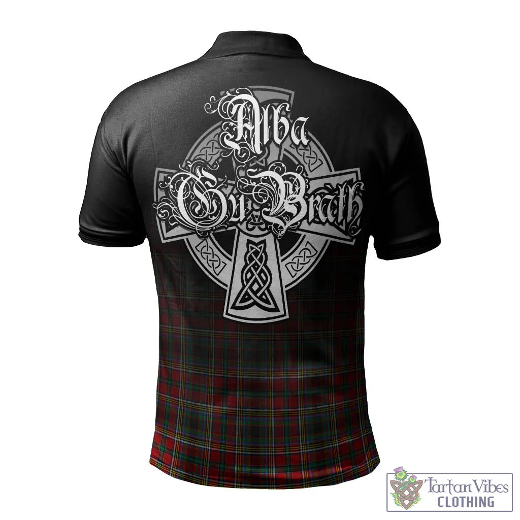 Anderson of Arbrake Tartan Polo Shirt Featuring Alba Gu Brath Family Crest Celtic Inspired