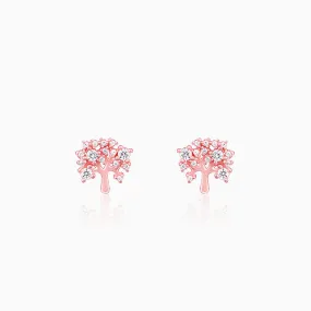 Anushka Sharma Rose Gold Tree of life Earrings