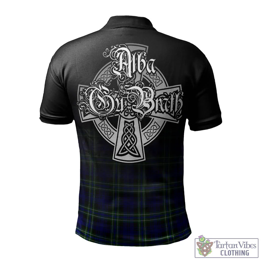 Arbuthnot Modern Tartan Polo Shirt Featuring Alba Gu Brath Family Crest Celtic Inspired