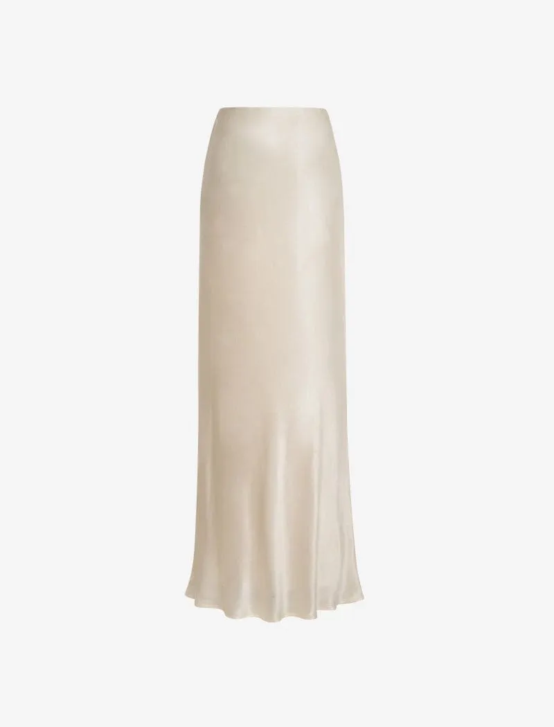 Archive Bias Maxi Skirt | Ivory