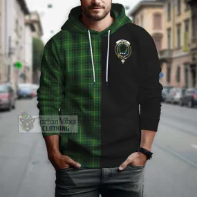 Arthur Tartan Hoodie with Family Crest and Half Of Me Style