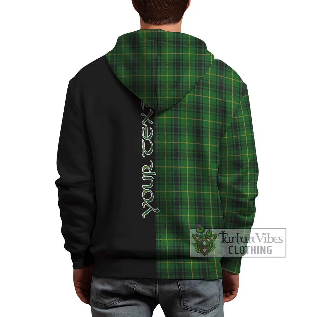 Arthur Tartan Hoodie with Family Crest and Half Of Me Style