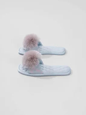 Asian-inspired Embroidered Slippers