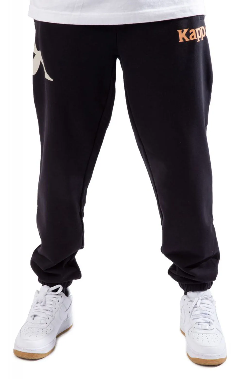 Authentic Coevorden Sweatpants - Black Smoke/Orange Salmon