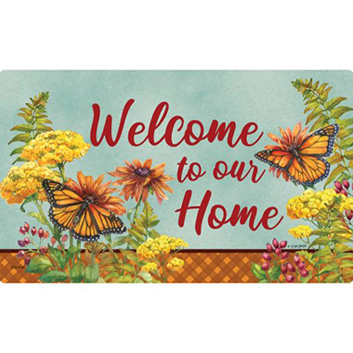 Autumn Monarchs Doormat