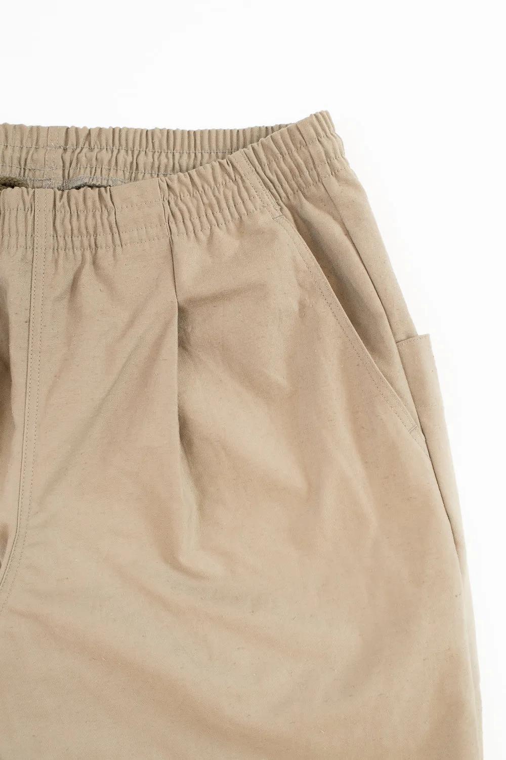 Back Nep Ump Pants - 38 Sepia