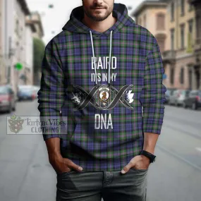 Baird Modern Tartan Hoodie with Family Crest DNA In Me Style