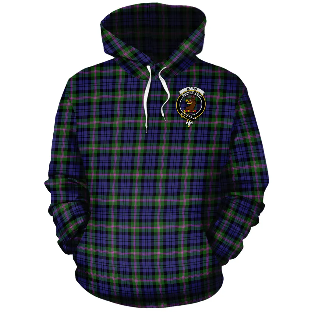 Baird Modern Tartan Hoodie with Family Crest