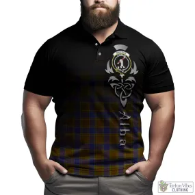 Balfour Tartan Polo Shirt Featuring Alba Gu Brath Family Crest Celtic Inspired