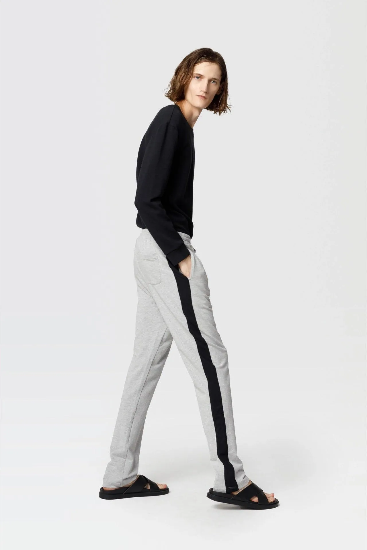 Bamboo Contrast Stripe  Sweatpants