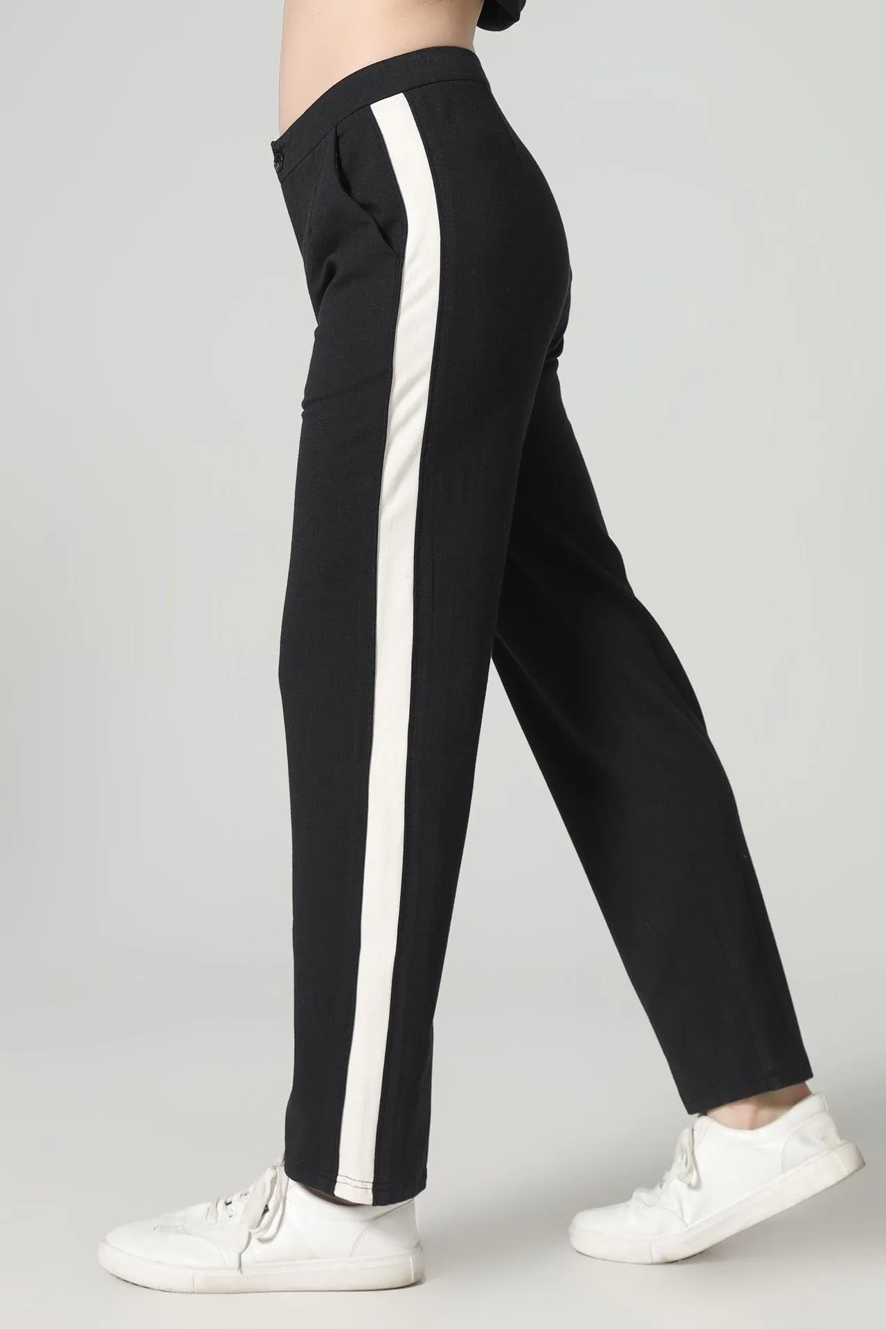 Bamboo Contrast Stripe Sweatpants