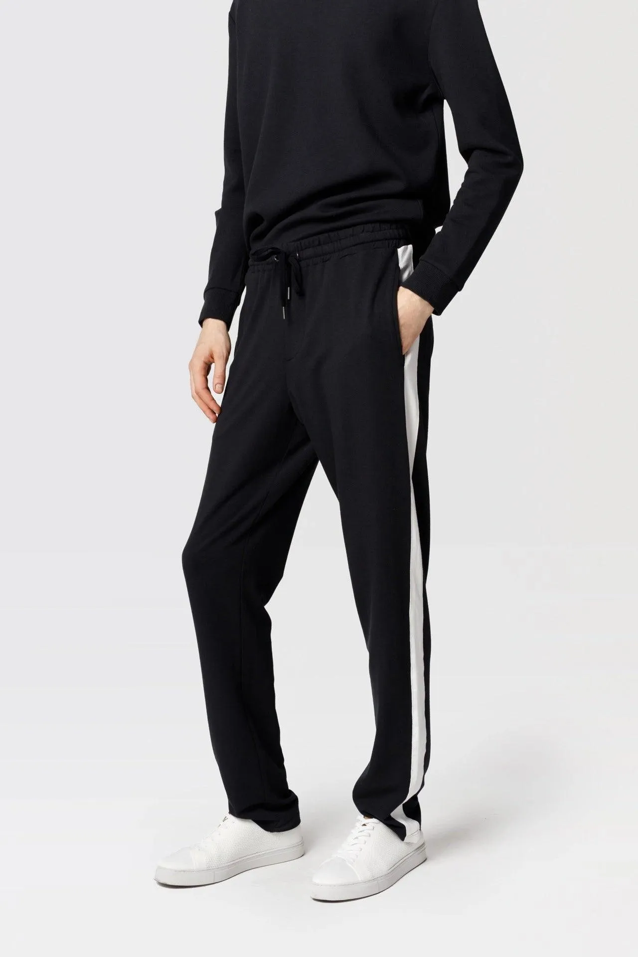 Bamboo Contrast Stripe  Sweatpants