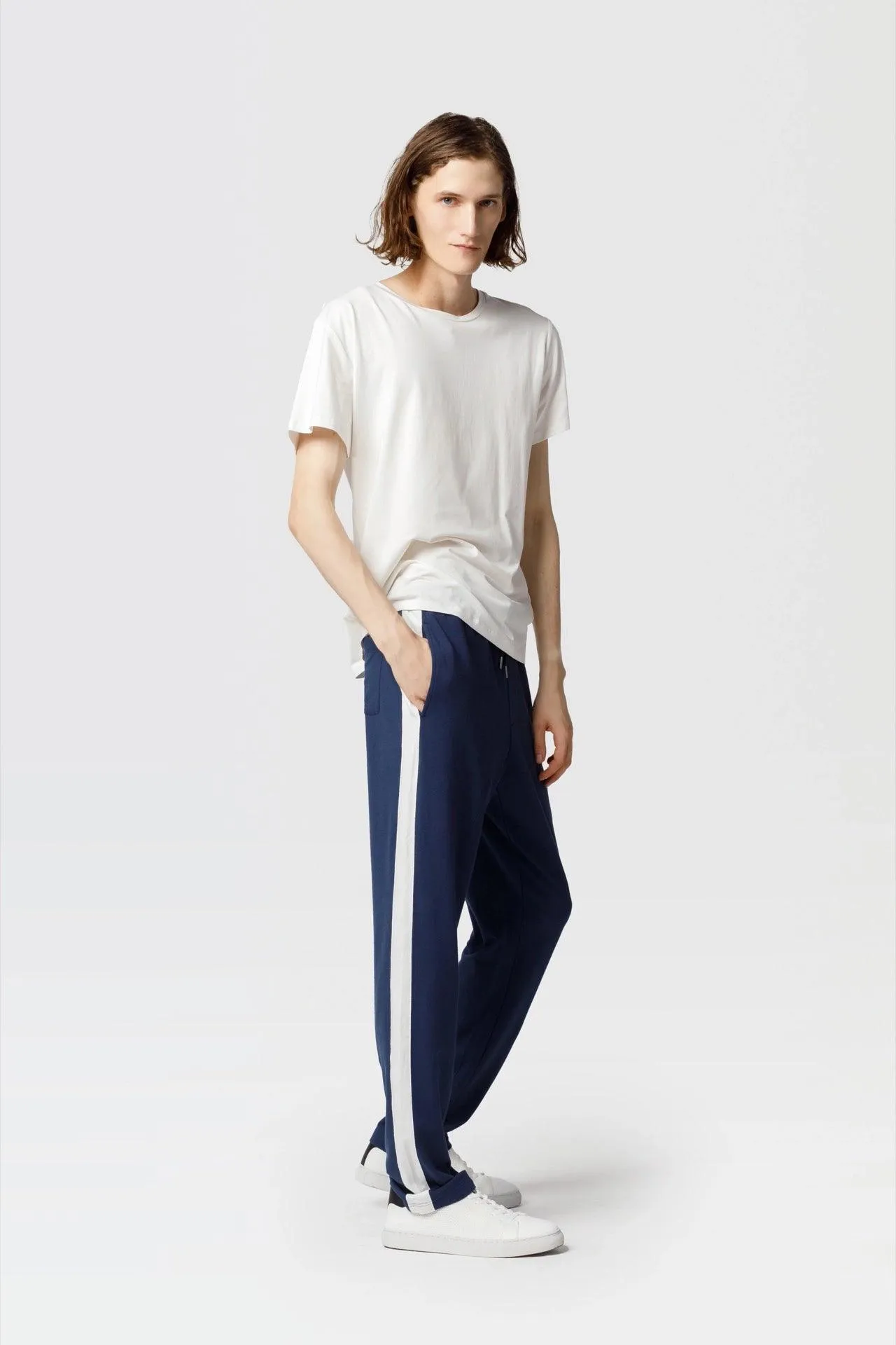 Bamboo Contrast Stripe  Sweatpants