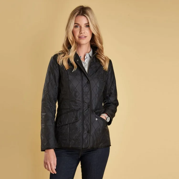 Barbour Ladies Cavalry Polarquilt Jacket - Black