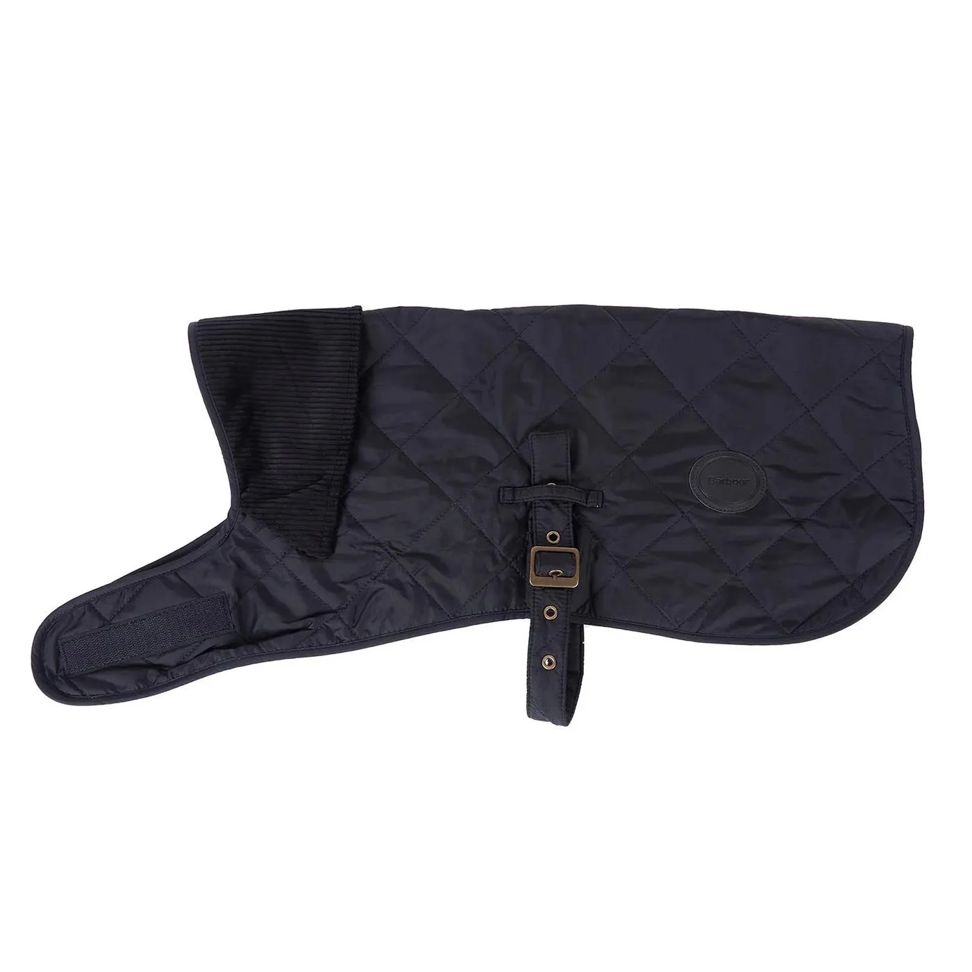 Barbour Quilted Navy Dog Coat