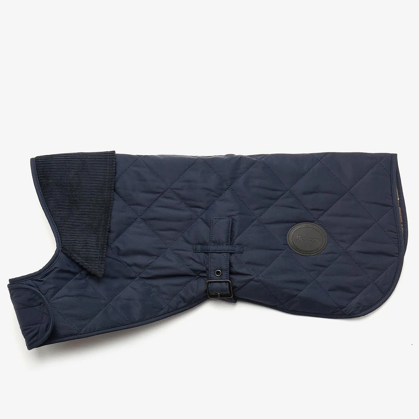 Barbour Quilted Navy Dog Coat