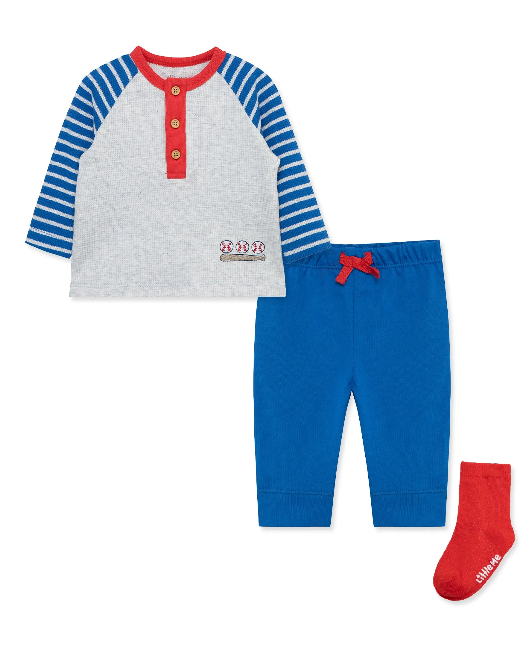 Baseball Jogger & Sock Set