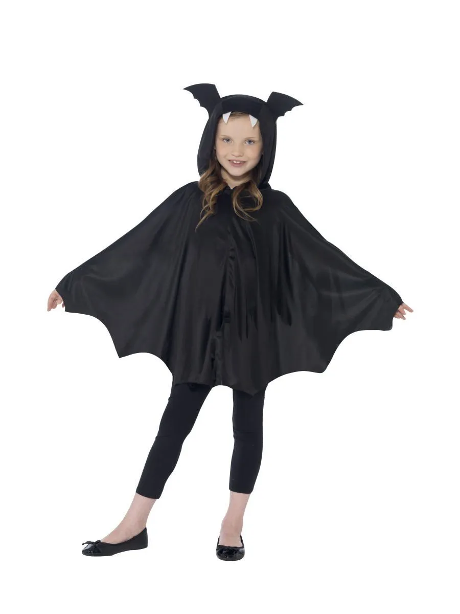 Bat Cape Kids Black