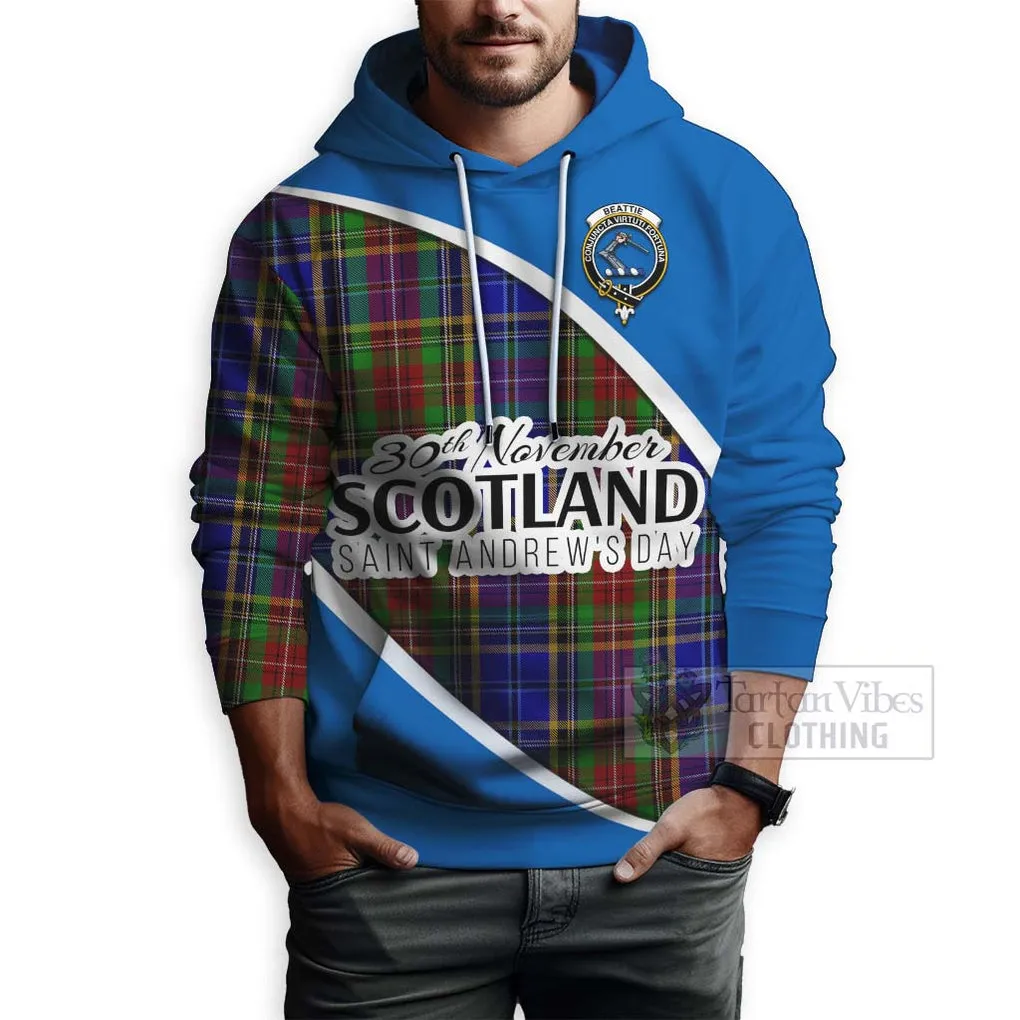 Beattie (Beatty) Family Crest Tartan Hoodie Celebrate Saint Andrew's Day in Style