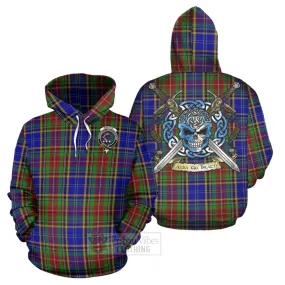 Beattie (Beatty) Tartan Hoodie with Family Crest Celtic Skull Style