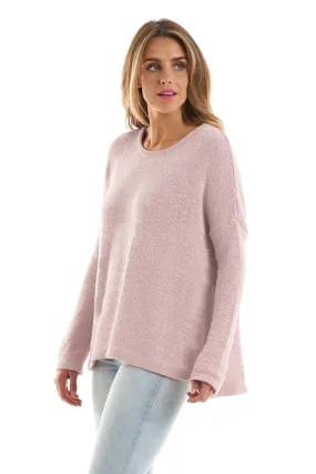 Betty Basics Hayden Knit Jumper in Dusty Petal