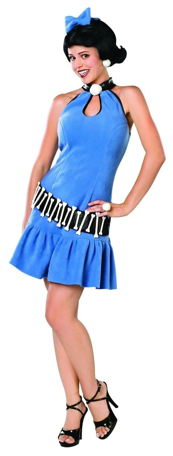 Betty Rubble Licensed The Flintstones Costume Adult Womens Dress