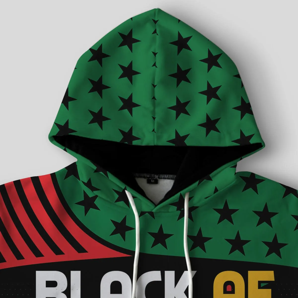 Black AF Professional AF But Will Knuck If You Buck All-over Hoodie