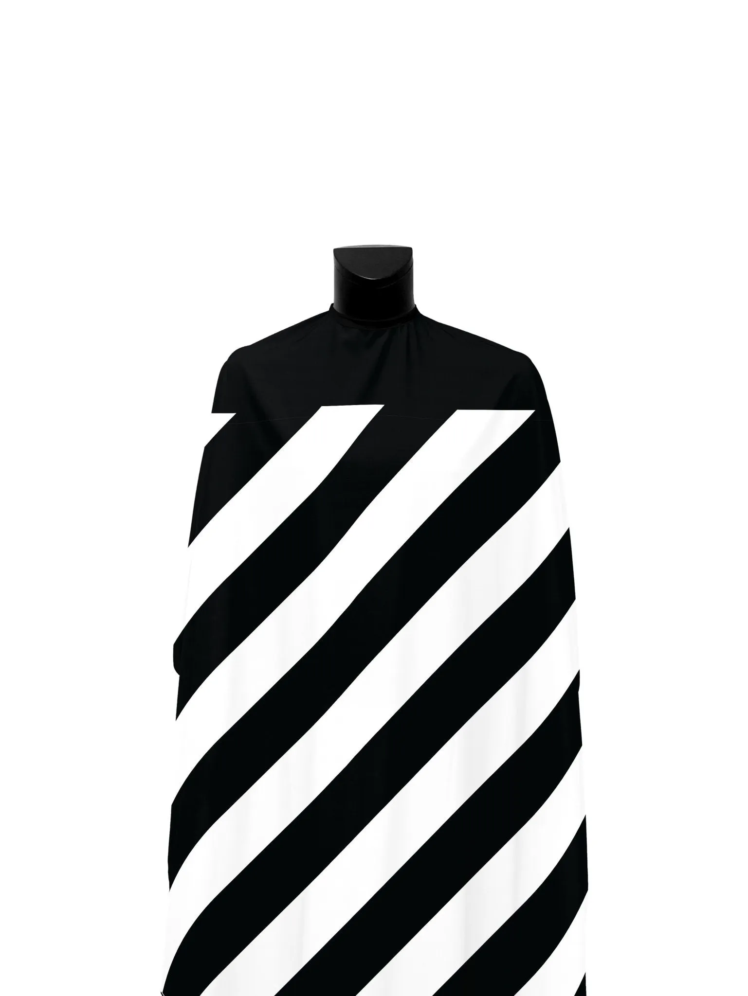 Black Half Stripe PRO Cape