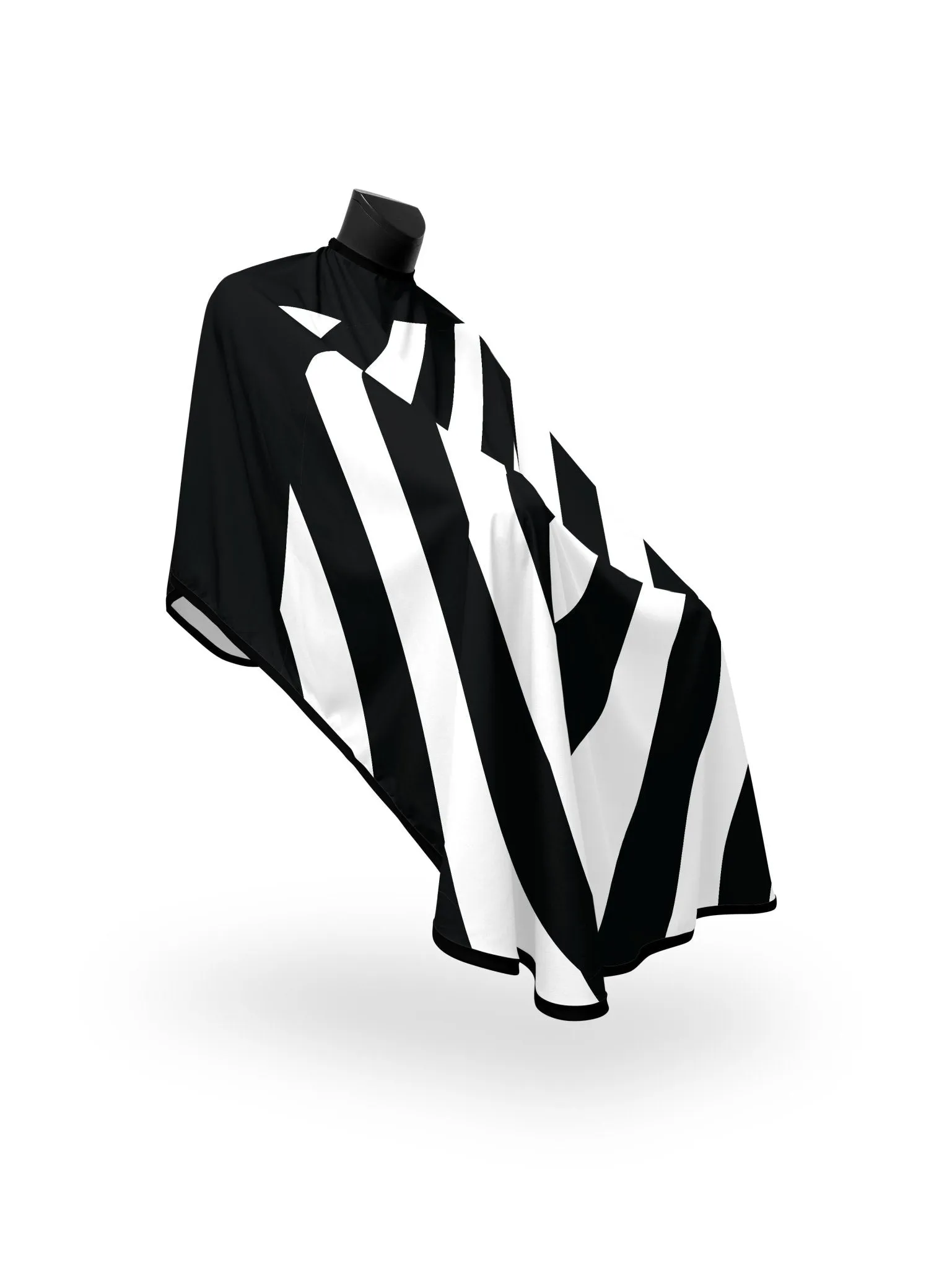 Black Half Stripe PRO Cape