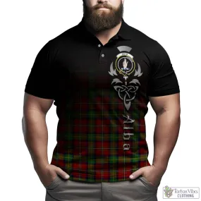 Boyd Tartan Polo Shirt Featuring Alba Gu Brath Family Crest Celtic Inspired